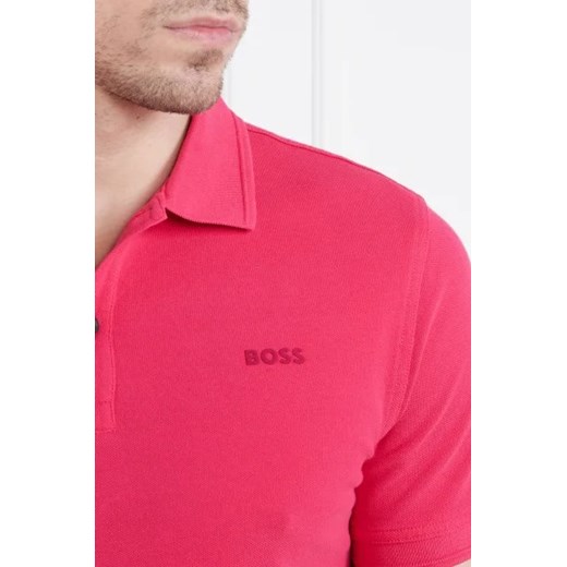 T-shirt męski BOSS HUGO czerwony z krótkim rękawem