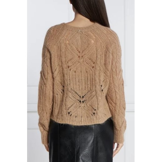 TWINSET Wełniany sweter | Regular Fit Twinset XL Gomez Fashion Store