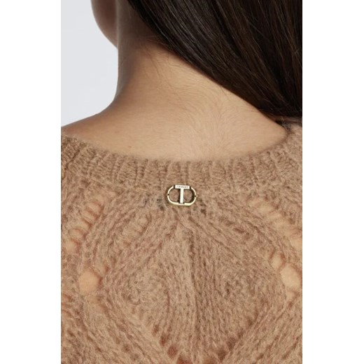 TWINSET Wełniany sweter | Regular Fit Twinset XL Gomez Fashion Store