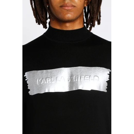 Karl Lagerfeld Wełniany sweter | Regular Fit Karl Lagerfeld S okazja Gomez Fashion Store
