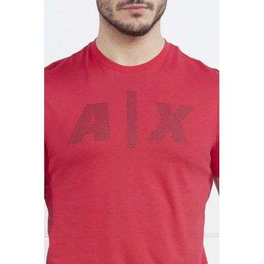 T-shirt męski Armani Exchange na wiosnę z bawełny