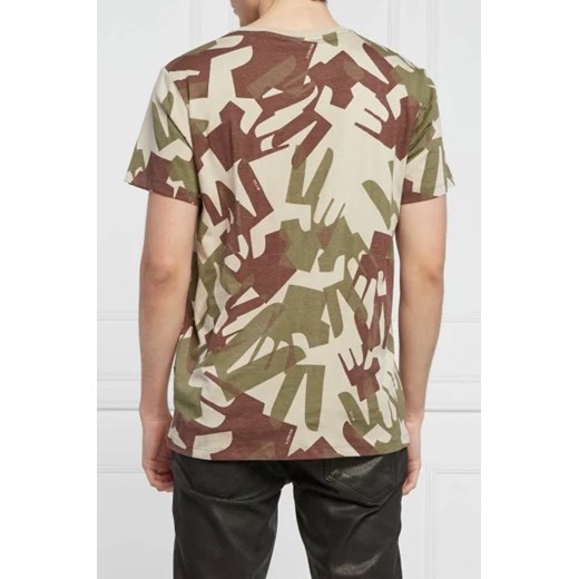 T-shirt męski G- Star Raw wielokolorowy z krótkimi rękawami