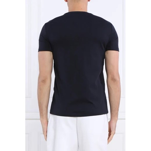 Armani Exchange t-shirt męski z krótkimi rękawami młodzieżowy z elastanu 