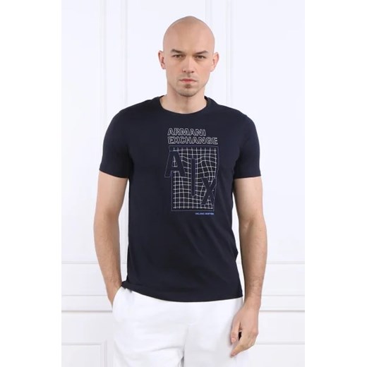 T-shirt męski Armani Exchange z krótkimi rękawami z elastanu 
