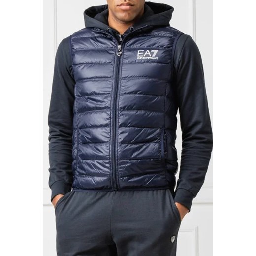 EA7 Puchowy bezrękawnik | Regular Fit XXL Gomez Fashion Store wyprzedaż