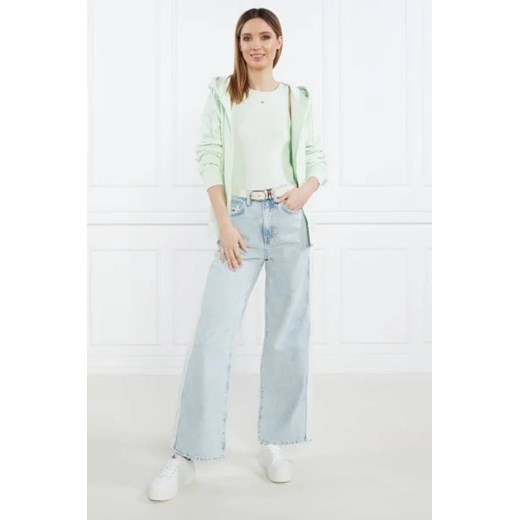 Bluzka damska Tommy Jeans z elastanu