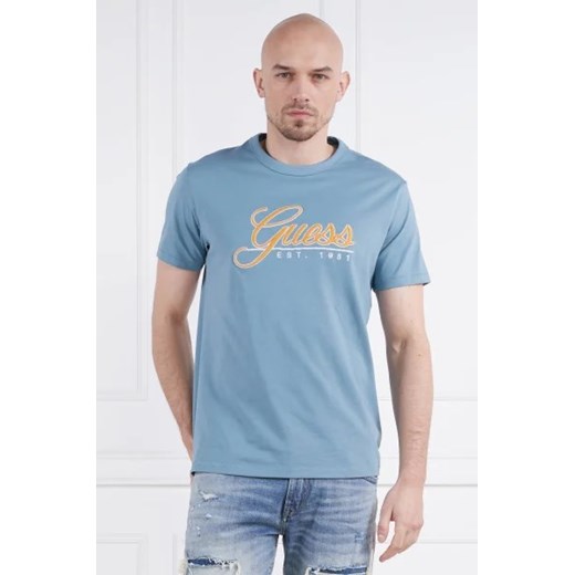 GUESS JEANS T-shirt SS CN GUESS 3D EMBRO | Regular Fit M Gomez Fashion Store