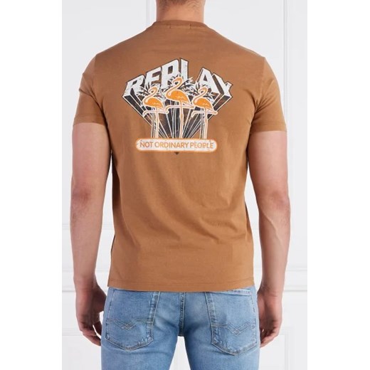 Replay T-shirt | Regular Fit Replay M promocja Gomez Fashion Store