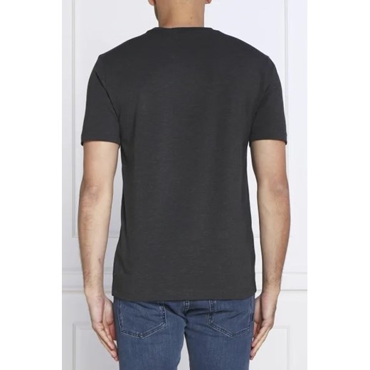 T-shirt męski BOSS HUGO czarny z krótkim rękawem