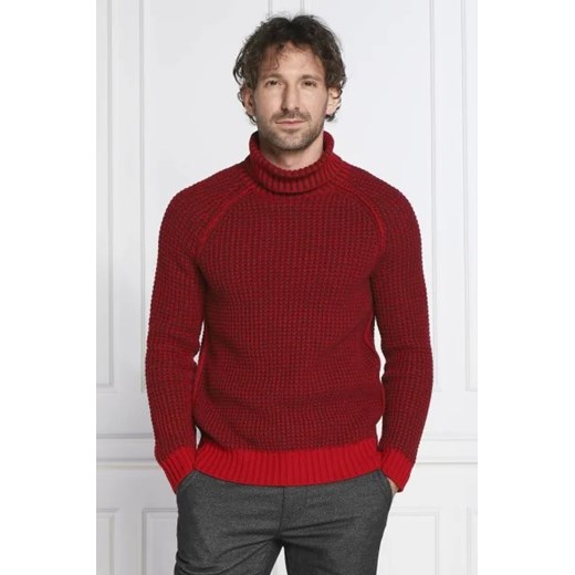 Sweter męski BOSS HUGO bawełniany jesienny 