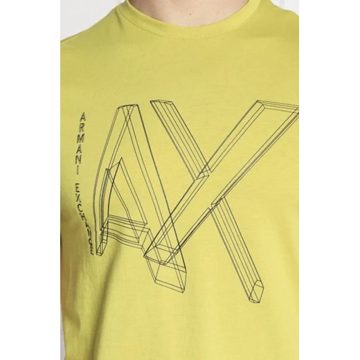 T-shirt męski Armani Exchange z bawełny 