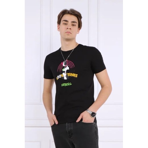 Iceberg T-shirt | Regular Fit Iceberg L promocja Gomez Fashion Store