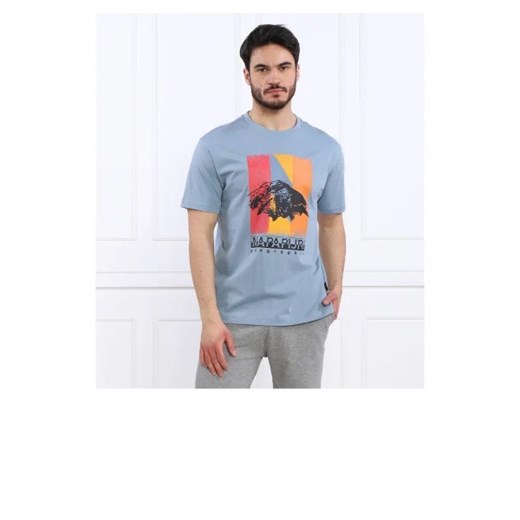 T-shirt męski Napapijri z krótkim rękawem
