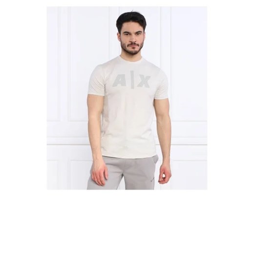 Armani Exchange t-shirt męski młodzieżowy z krótkim rękawem 