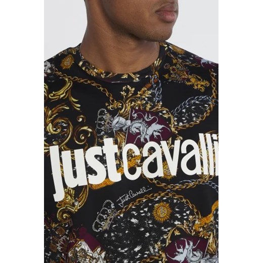 T-shirt męski Just Cavalli z krótkim rękawem
