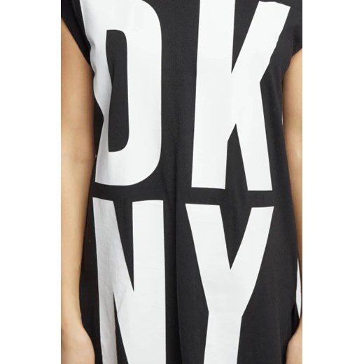 Sukienka DKNY z bawełny 