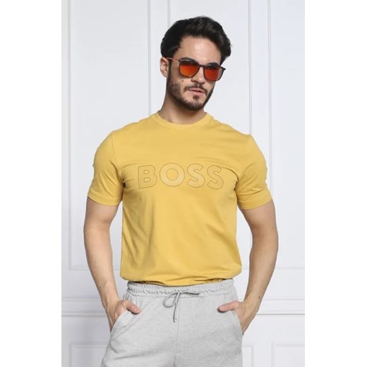 T-shirt męski BOSS HUGO młodzieżowy z krótkimi rękawami 