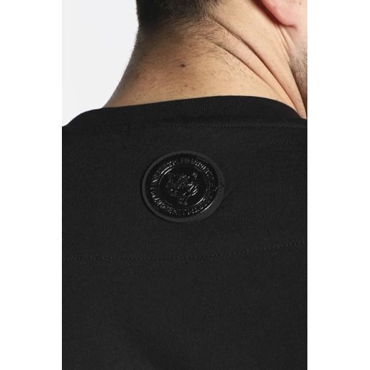 T-shirt męski czarny Plein Sport bawełniany