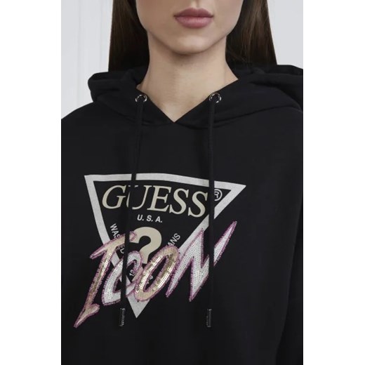 GUESS Bluza ICON | Cropped Fit Guess S promocja Gomez Fashion Store