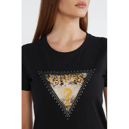 GUESS T-shirt SS CN ANIMAL TRIANGLE TEE | Regular Fit Guess S Gomez Fashion Store