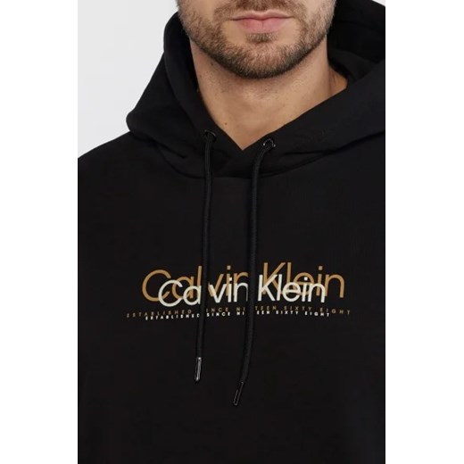 Calvin Klein Bluza DOUBLE FLOCK LOGO HOODIE | Regular Fit Calvin Klein XL Gomez Fashion Store