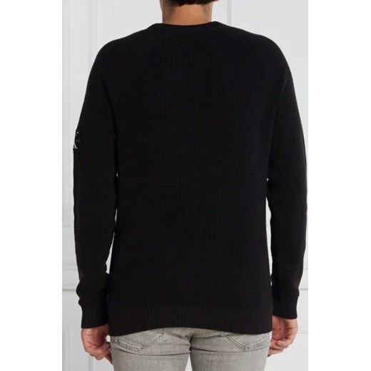 CALVIN KLEIN JEANS Sweter BADGE EASY | Regular Fit L promocja Gomez Fashion Store