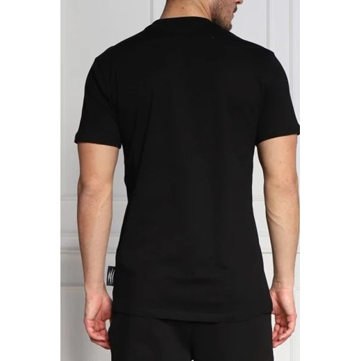 T-shirt męski Plein Sport czarny z krótkim rękawem