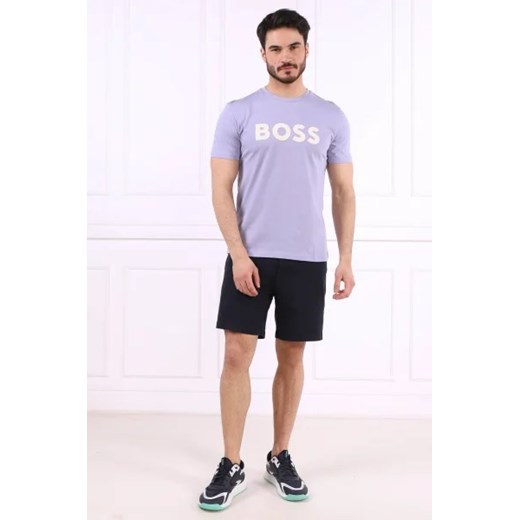 BOSS BLACK Lniane szorty Karlos | Regular Fit 52 Gomez Fashion Store okazja