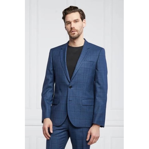 HUGO Wełniana marynarka Henry212 | Slim Fit 48 promocja Gomez Fashion Store