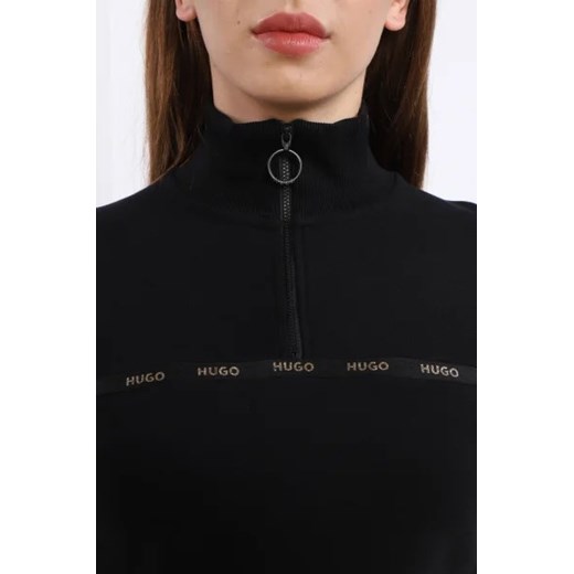HUGO Bluza Darini | Cropped Fit L okazja Gomez Fashion Store