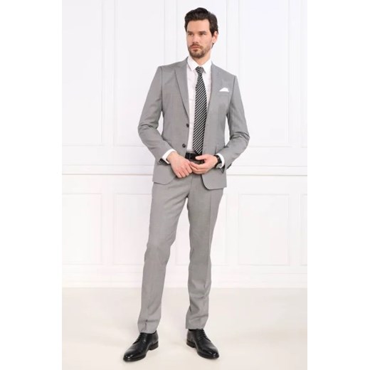 BOSS Wełniane spodnie H-Genius-MM-224 | Slim Fit 56 Gomez Fashion Store