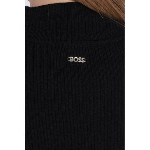 BOSS Sweter Fortney | Slim Fit | z dodatkiem wełny S Gomez Fashion Store
