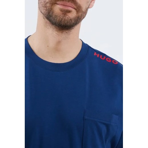 T-shirt męski granatowy Hugo Boss z długim rękawem