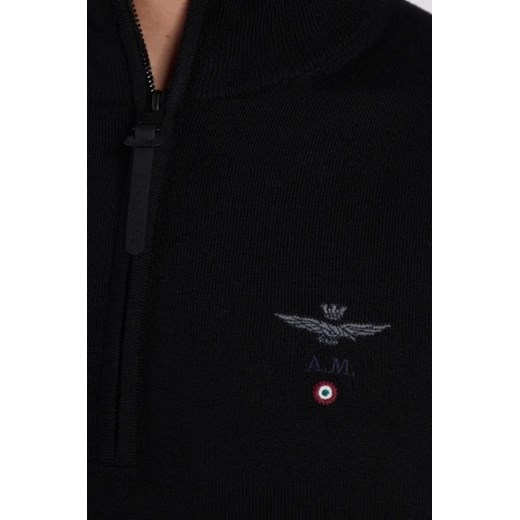 Aeronautica Militare Wełniany sweter | Slim Fit Aeronautica Militare XL Gomez Fashion Store
