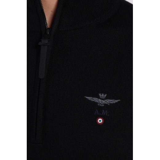 Aeronautica Militare Wełniany sweter | Slim Fit Aeronautica Militare XXXL okazja Gomez Fashion Store