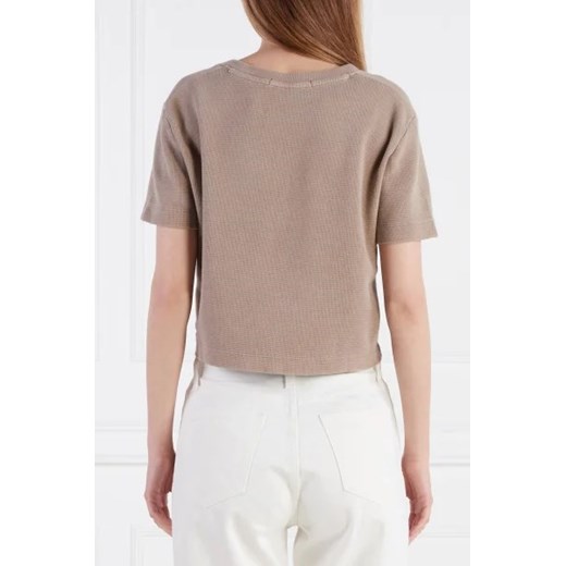 CALVIN KLEIN JEANS T-shirt WAFFLE | Cropped Fit M promocyjna cena Gomez Fashion Store