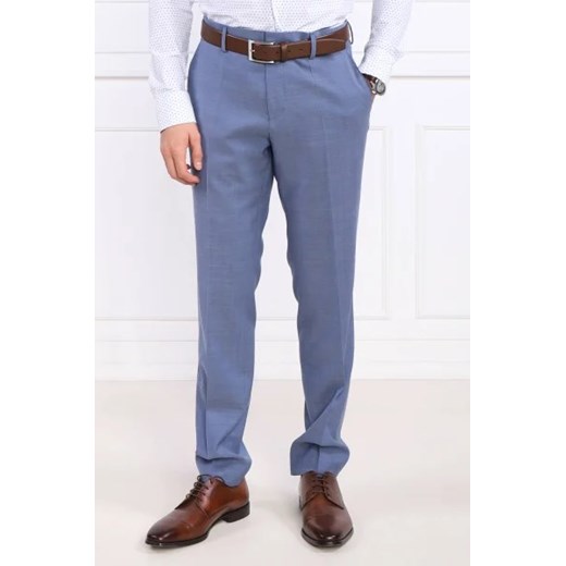 BOSS BLACK Wełniane spodnie H-Genius-MM-224 | Slim Fit 54 Gomez Fashion Store okazja