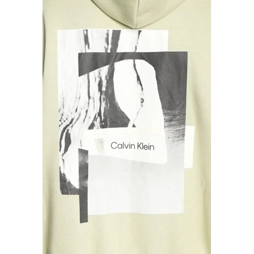 Bluza męska Calvin Klein jesienna zielona młodzieżowa 