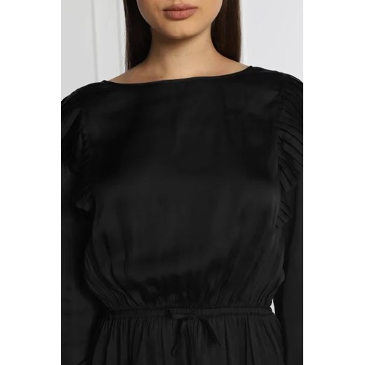 Sukienka The Kooples z długimi rękawami mini