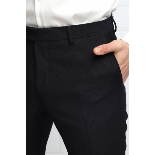 Oscar Jacobson Wełniane spodnie Denz | Slim Fit Oscar Jacobson 48 okazja Gomez Fashion Store