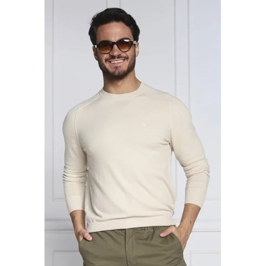 Calvin Klein Sweter | Slim Fit | z dodatkiem kaszmiru Calvin Klein S wyprzedaż Gomez Fashion Store