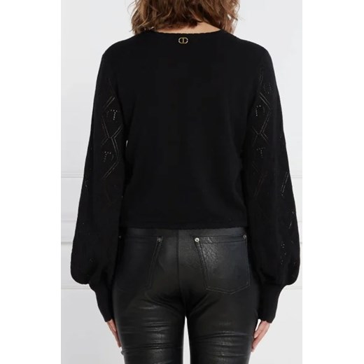 TWINSET Sweter | Regular Fit | z dodatkiem kaszmiru Twinset M wyprzedaż Gomez Fashion Store