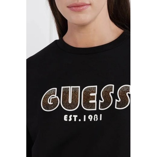 GUESS Bluza CN SHADED LOGO | Regular Fit Guess XXL Gomez Fashion Store