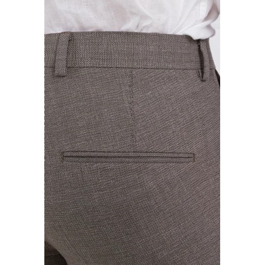 Oscar Jacobson Wełniane spodnie Denz | Slim Fit Oscar Jacobson 56 Gomez Fashion Store