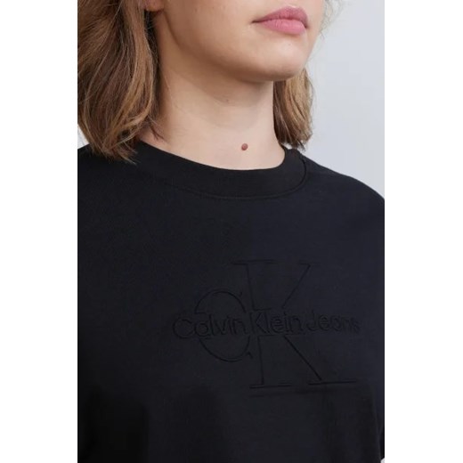 CALVIN KLEIN JEANS T-shirt EMBOSSED MONOLOGO | Oversize fit M Gomez Fashion Store
