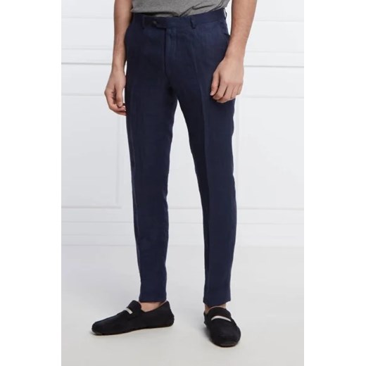 Oscar Jacobson Lniane spodnie Denz | Regular Fit Oscar Jacobson 54 wyprzedaż Gomez Fashion Store