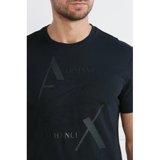 T-shirt męski Armani Exchange w stylu młodzieżowym z bawełny 