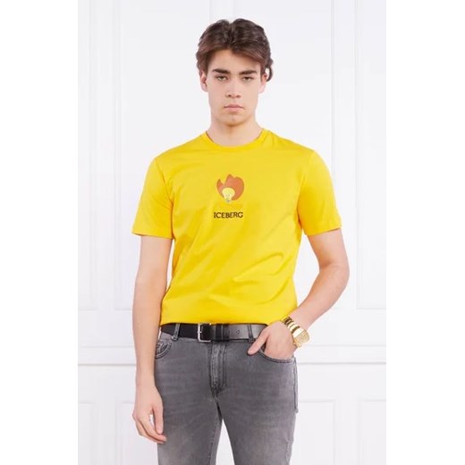 T-shirt męski Iceberg z krótkim rękawem