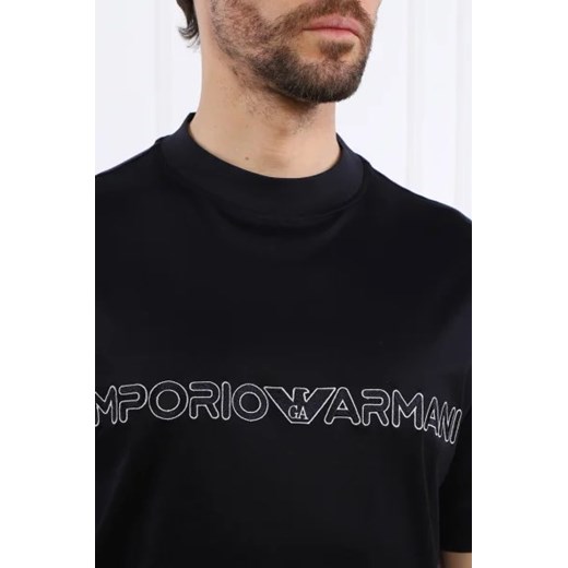 T-shirt męski Emporio Armani z krótkimi rękawami wiosenny