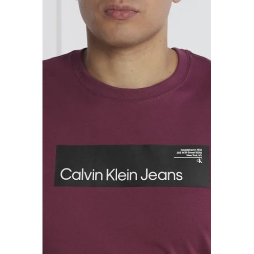 CALVIN KLEIN JEANS T-shirt HYPER REAL BOX | Regular Fit XL wyprzedaż Gomez Fashion Store